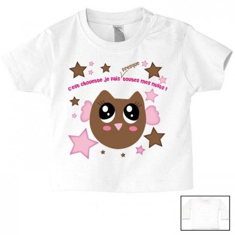 Tee-shirt de bébé pas de fumée pour bébé merci