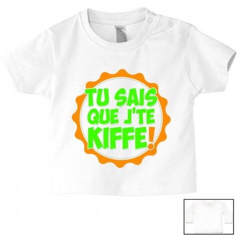 Tee-shirt de bébé y en a marre du lait on veut de la bière 