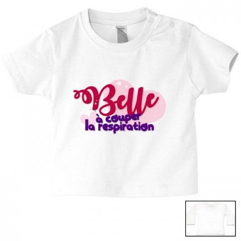 Tee-shirt de bébé allo quoi moi aussi j’veux téléphoner