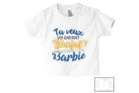 Tee-shirt de bébé ma famille avant tout