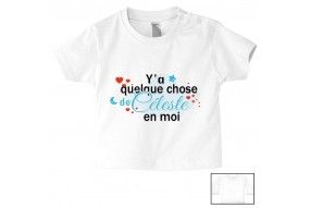 Tee-shirt de bébé tu sais que je te kiffe