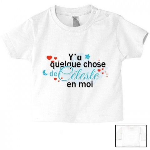 Tee-shirt de bébé tu sais que je te kiffe