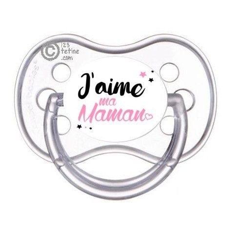 Tétine de bébé je t’aime maman 