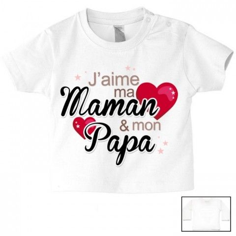 Tee-shirt de bébé belle comme maman