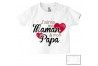 Tee-shirt de bébé belle comme maman