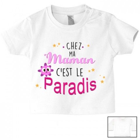 Tee-shirt de bébé belle comme maman