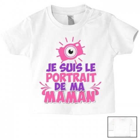 Tee-shirt de bébé ma maman n’est pas parfaite est alors rose violet