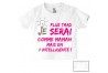 Tee-shirt de bébé belle comme maman