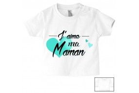 Tee-shirt de bébé ma maman n’a pas besoin de conseil garçon