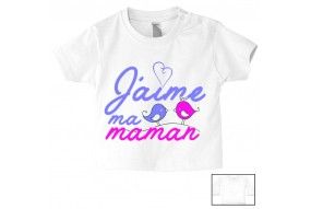 Tee-shirt de bébé ma maman n’a pas besoin de conseil garçon