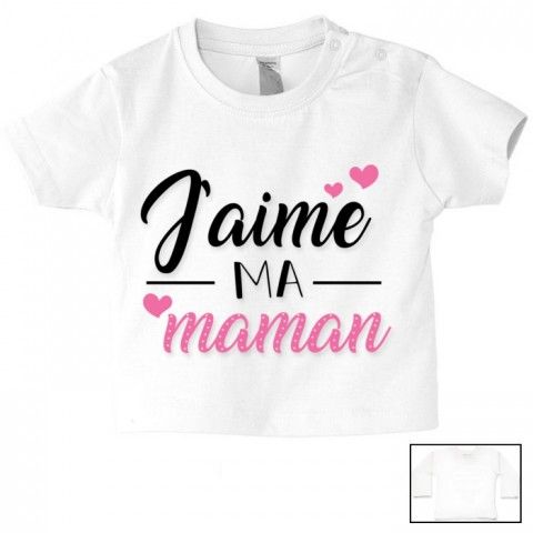 Tee-shirt de bébé plus tard je serai comme maman mais en plus intelligente 