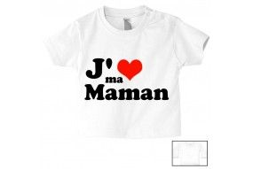 Tee-shirt de bébé ma maman n’a pas besoin de conseil garçon