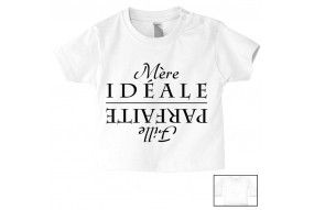 Tee-shirt de bébé plus tard je serai comme maman mais en plus intelligente 