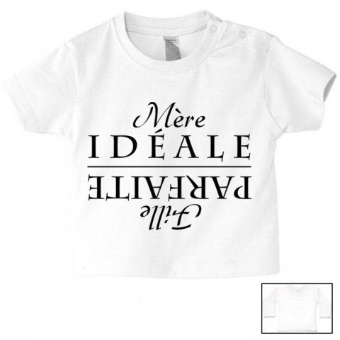 Tee-shirt de bébé plus tard je serai comme maman mais en plus intelligente 