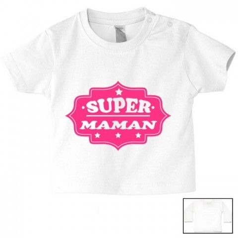 Tee-shirt de bébé j’aime ma maman love