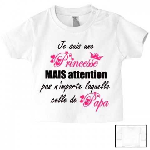 Tee-shirt de bébé j’aime ma maman petit cœur