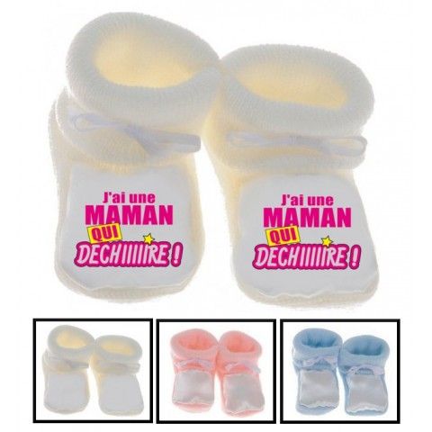 Chaussons de bébé n’écoute pas ta mère