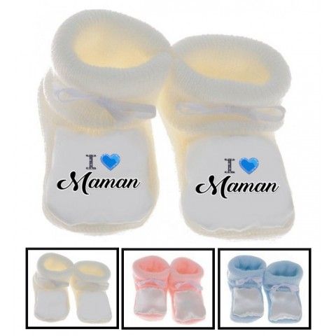 Chaussons de bébé vous en rêviez ma mère m’a fait garçon