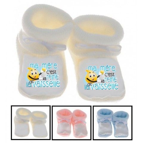 Chaussons de bébé n’écoute pas ta mère