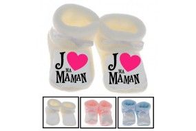 Chaussons de bébé vous en rêviez ma mère m’a fait garçon