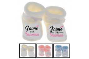 Chaussons de bébé belle comme maman