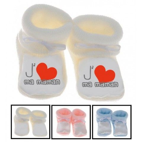 Chaussons de bébé vous en rêviez ma mère m’a fait garçon