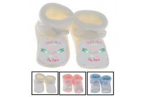 Chaussons de bébé belle comme maman