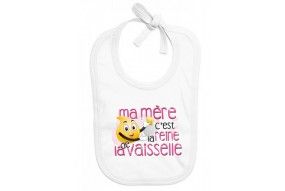 Bavoir de bébé vous en rêviez ma mère m’a fait garçon