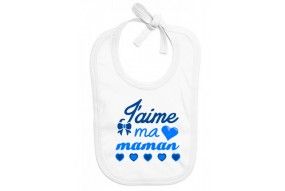 Bavoir de bébé vous en rêviez ma mère m’a fait garçon