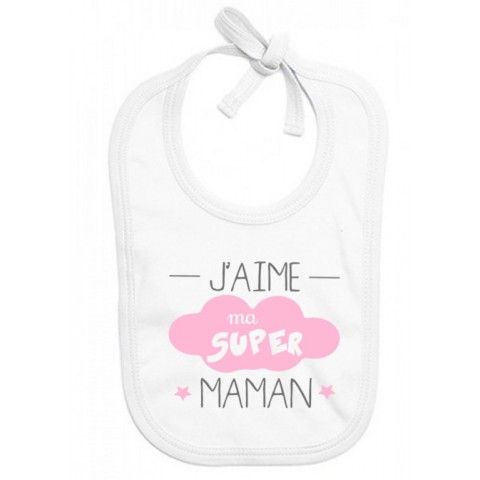 Bavoir de bébé vous en rêviez ma mère m’a fait garçon