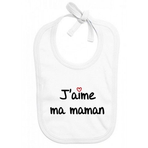 Bavoir de bébé vous en rêviez ma mère m’a fait garçon