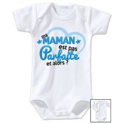 Body de bébé ma maman m’adore fille