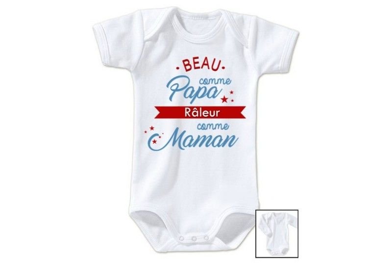 Body De Bebe Beau Comme Papa Raleur Comme Maman