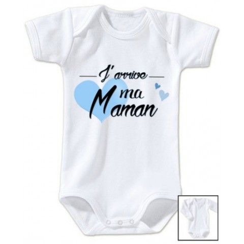 Body de bébé ma maman m’adore fille