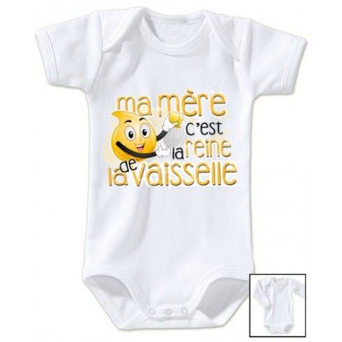 Body de bébé vous en rêviez ma mère m’a fait garçon