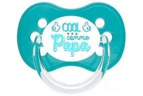 Tétine de bébé j’aime mon papa cœurs garçon