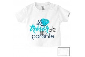 Tee-shirt de bébé à la maison c’est papa qui commande quand maman n’est pas là