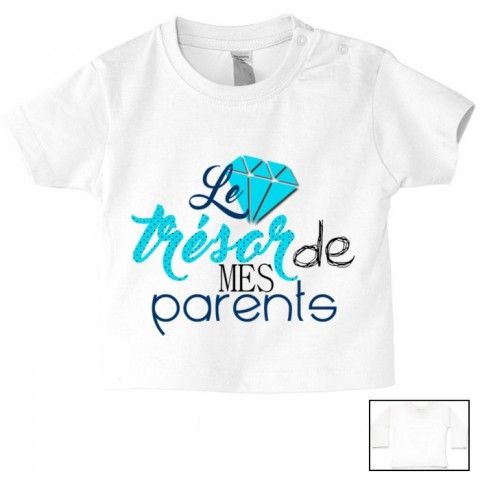 Tee-shirt de bébé à la maison c’est papa qui commande quand maman n’est pas là