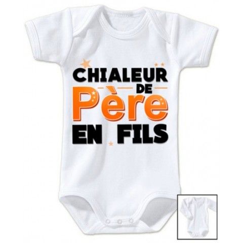 Body  de bébé à la maison c’est papa qui commande quand maman n’est pas là