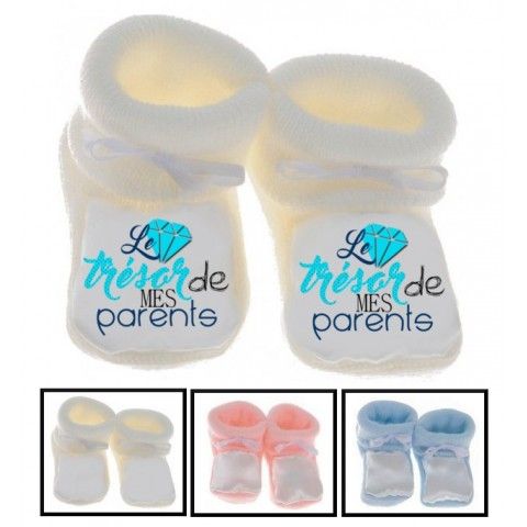 Chaussons de bébé à la maison c’est papa qui commande quand maman n’est pas là