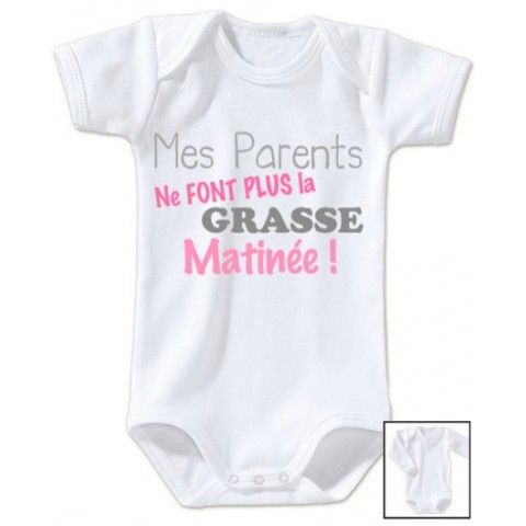 Body  de bébé à la maison c’est papa qui commande quand maman n’est pas là