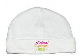 Bonnet de bébé on ne touche pas à la princesse de mon parrain