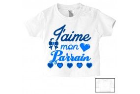 Tee-shirt de bébé comme parrain mais en mieux fille