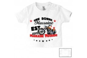 Tee-shirt de bébé je t’aime marraine nounours marron