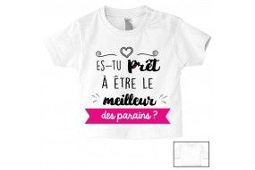 Tee-shirt de bébé ce qui se passe chez marraine reste chez marraine