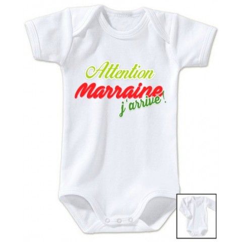 Body de bébé si vous me trouvez géniale vous devriez voir ma marraine