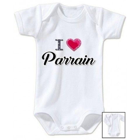 Body de bébé mon parrain est pas parfait et alors fille