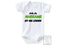 Body de bébé ma marraine me trouve trop chou