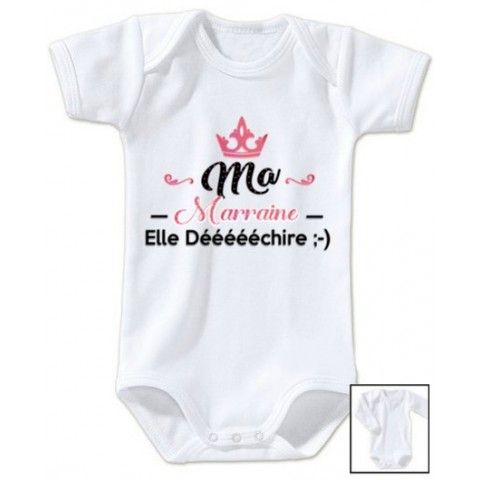 Body de bébé la princesse à marraine