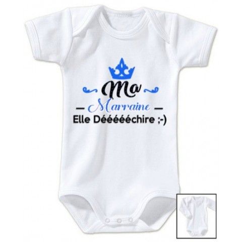 Body de bébé la princesse à marraine